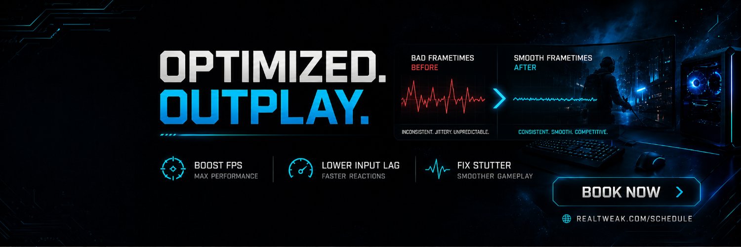 Realtweak banner