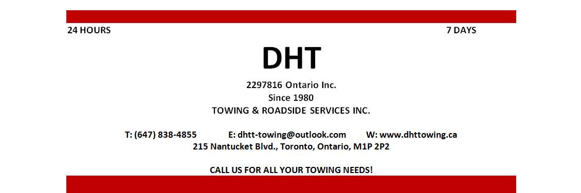 DHTTowing's profile banner image