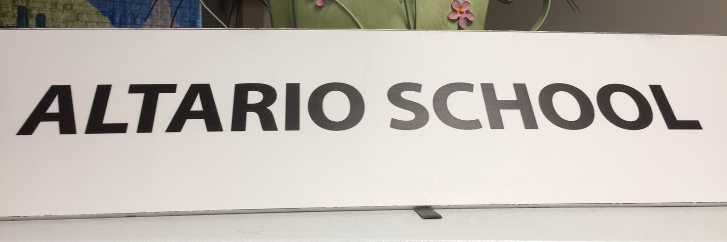 Altario school banner