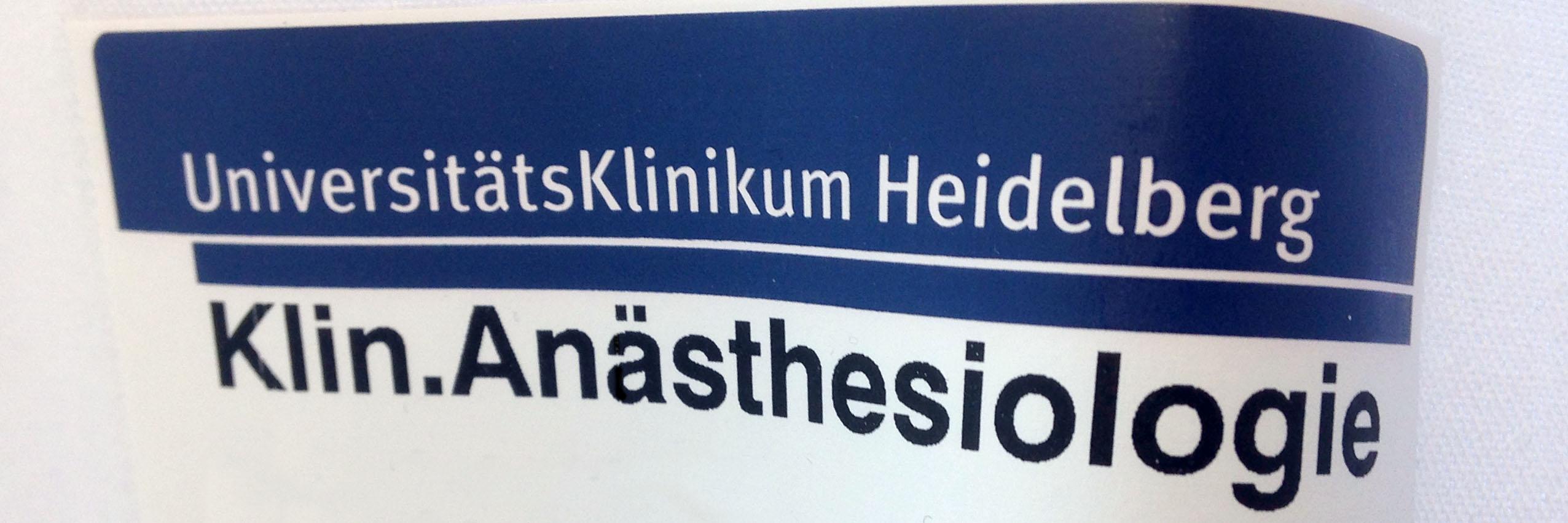 Anästhesiologie UKHD banner