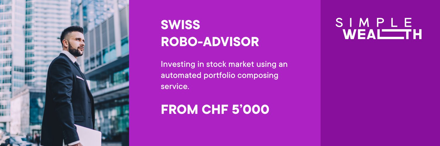 Simplewealth — Swiss Robo advisor banner