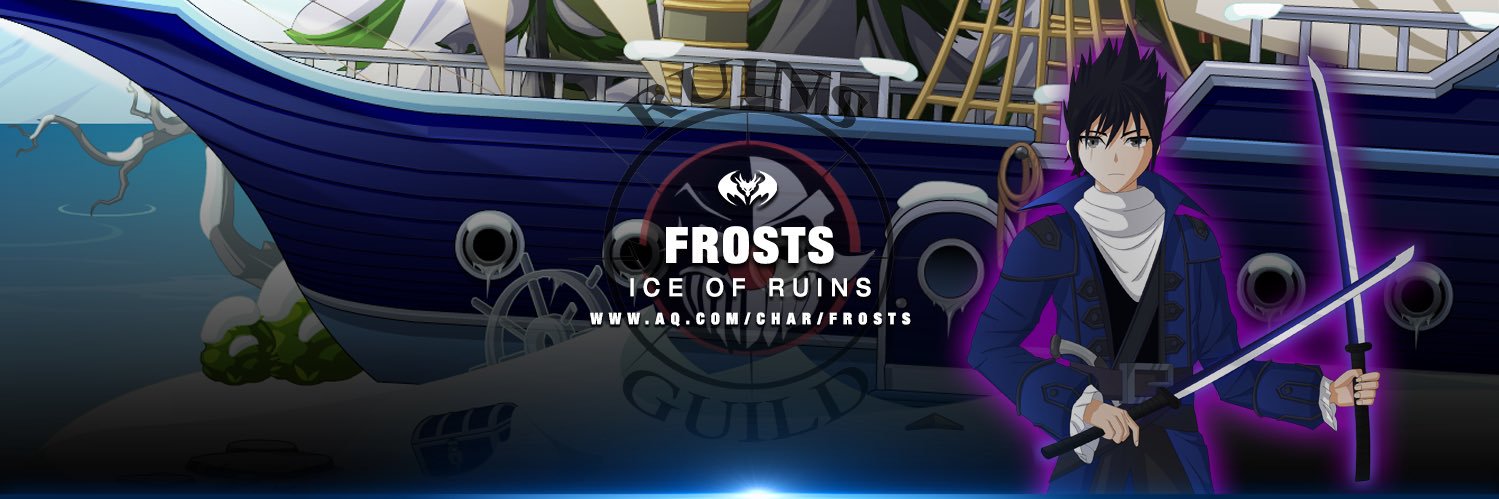 Frosty banner