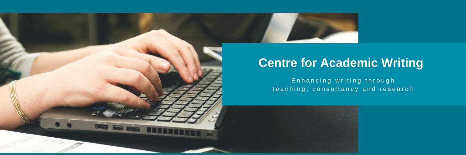 Centre for Academic Writing banner