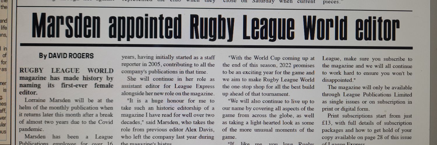 Lorraine Marsden banner