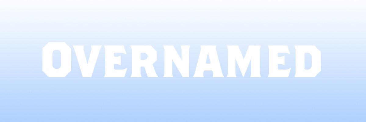 OverNamedttv's profile banner image