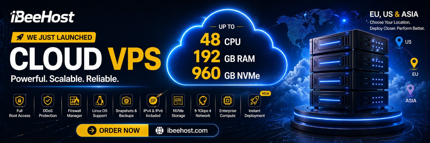 ibeehost's profile banner image