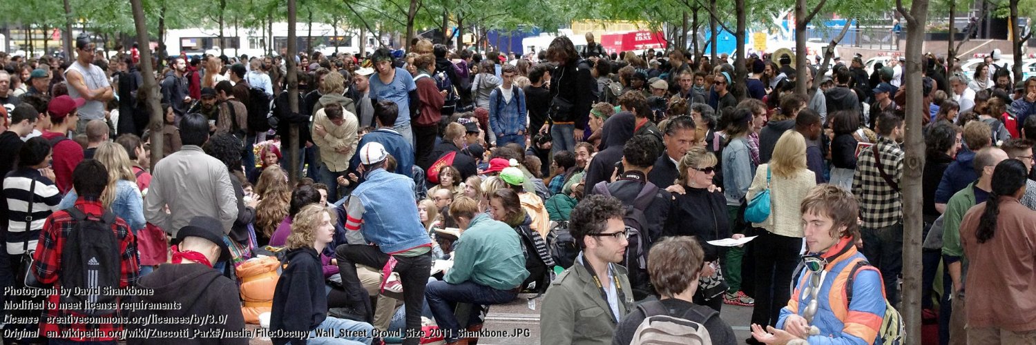 Occupy Wall Street banner