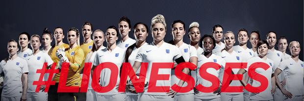 England Lionesses banner