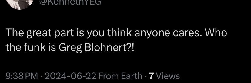 🔥 Greg Bohnert (28-34-7) banner