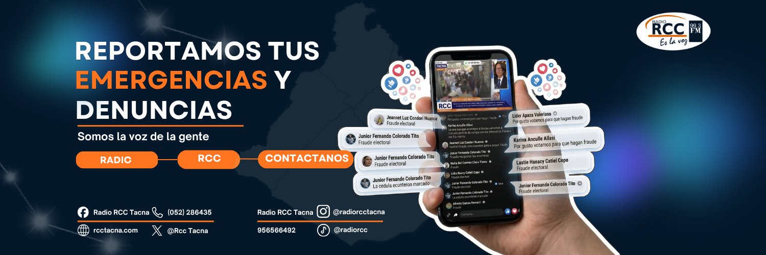 Radio RCC Tacna banner
