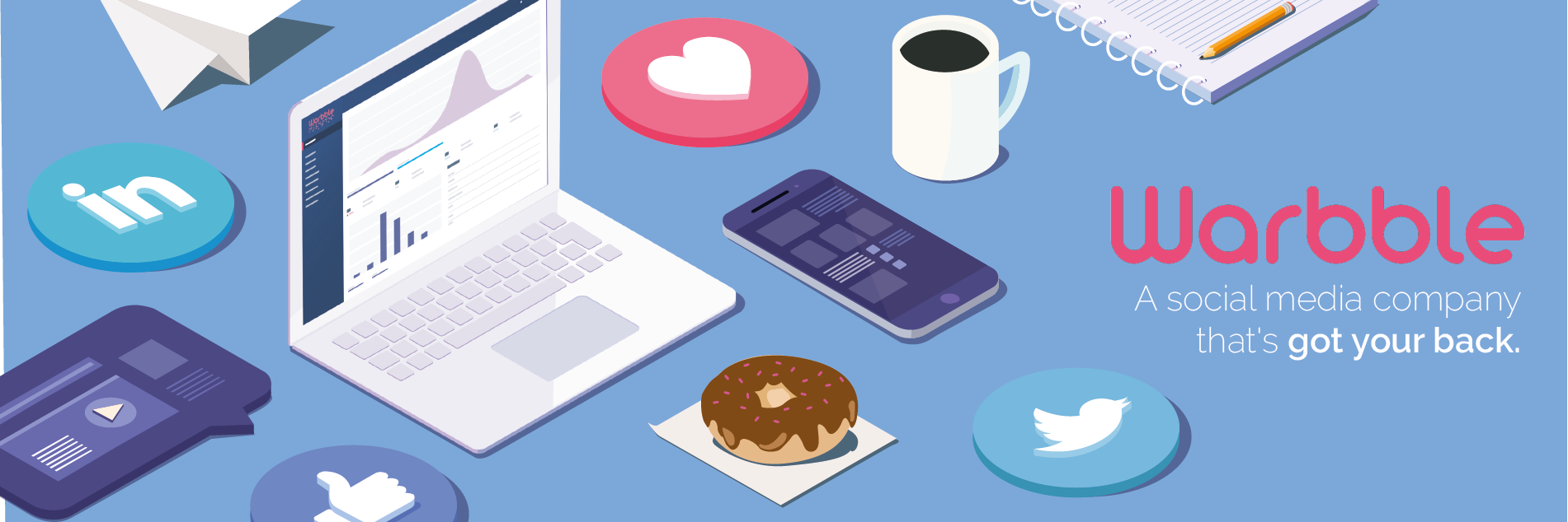 Warbble HQ banner