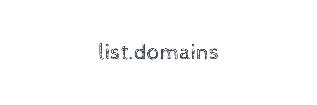 ListDomains's profile banner image