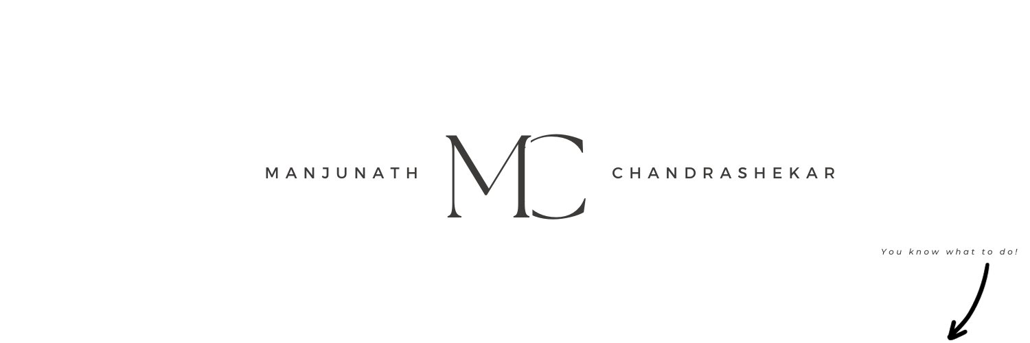 Manjunath Chandrashekar banner