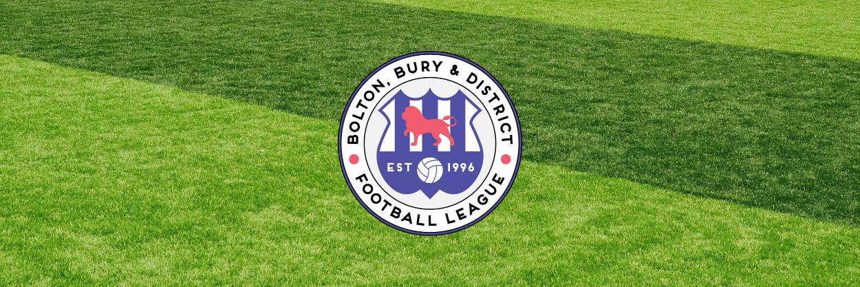 Bolton, Bury & District Football League banner