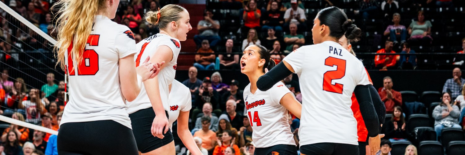 Oregon State Volleyball banner