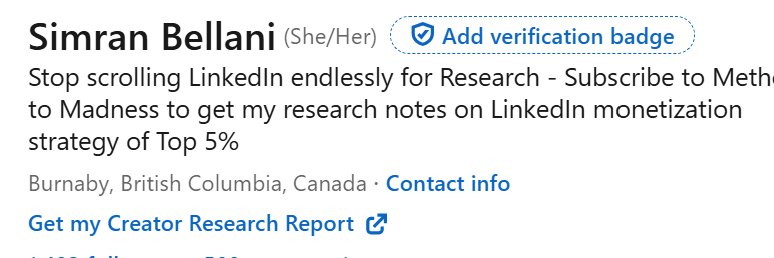 Simran Bellani banner