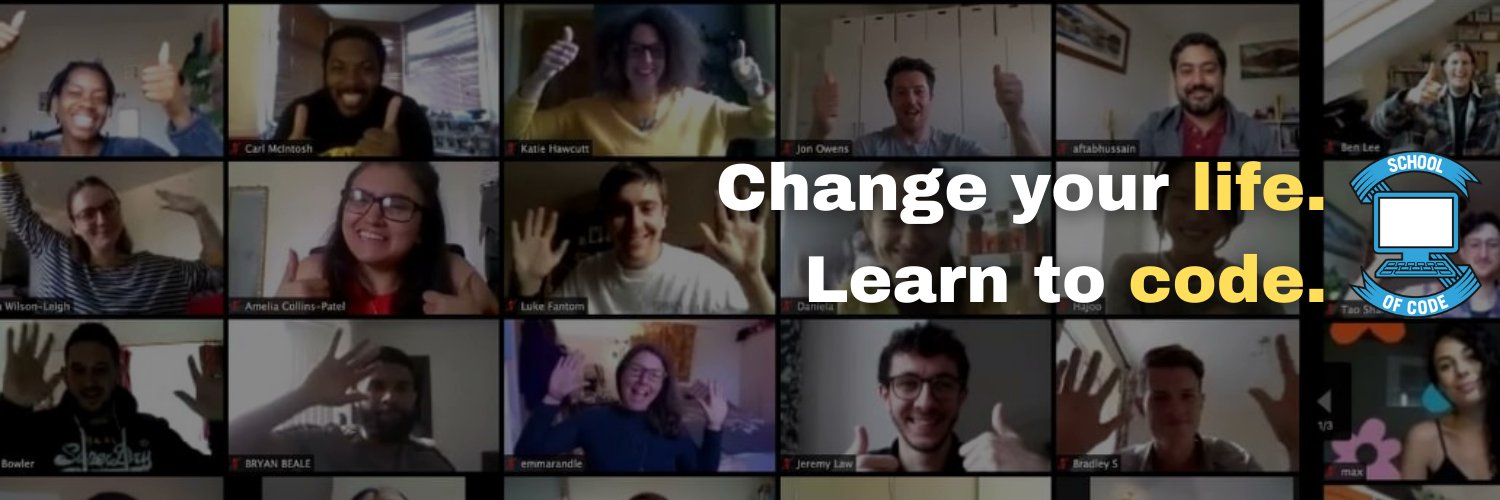 School of Code banner