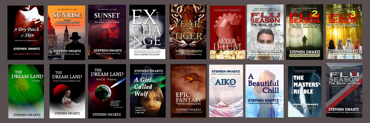 Stephen Swartz, fiction author 2.0 banner