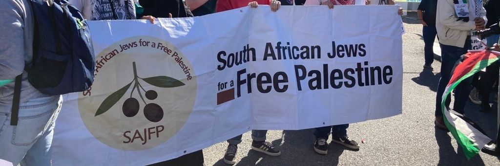 solidarity with Palestine banner