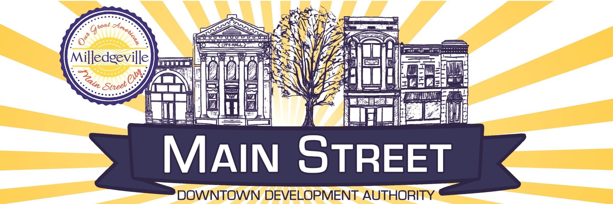 MilledgevilleMainSt. banner