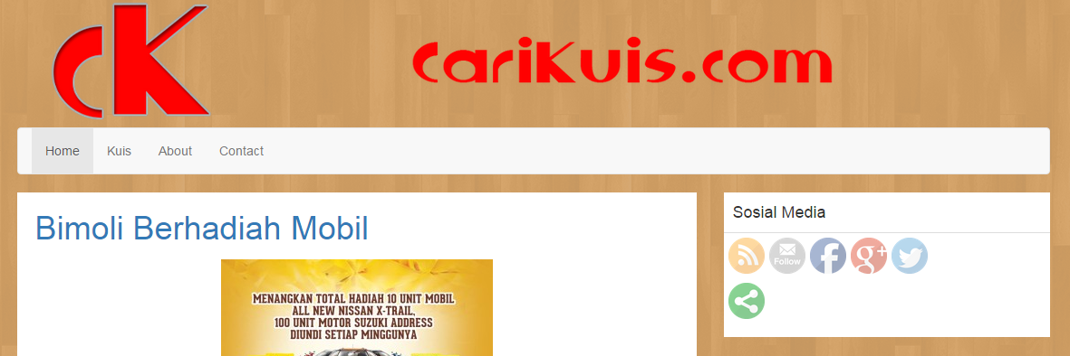 carikuiscom's profile banner image