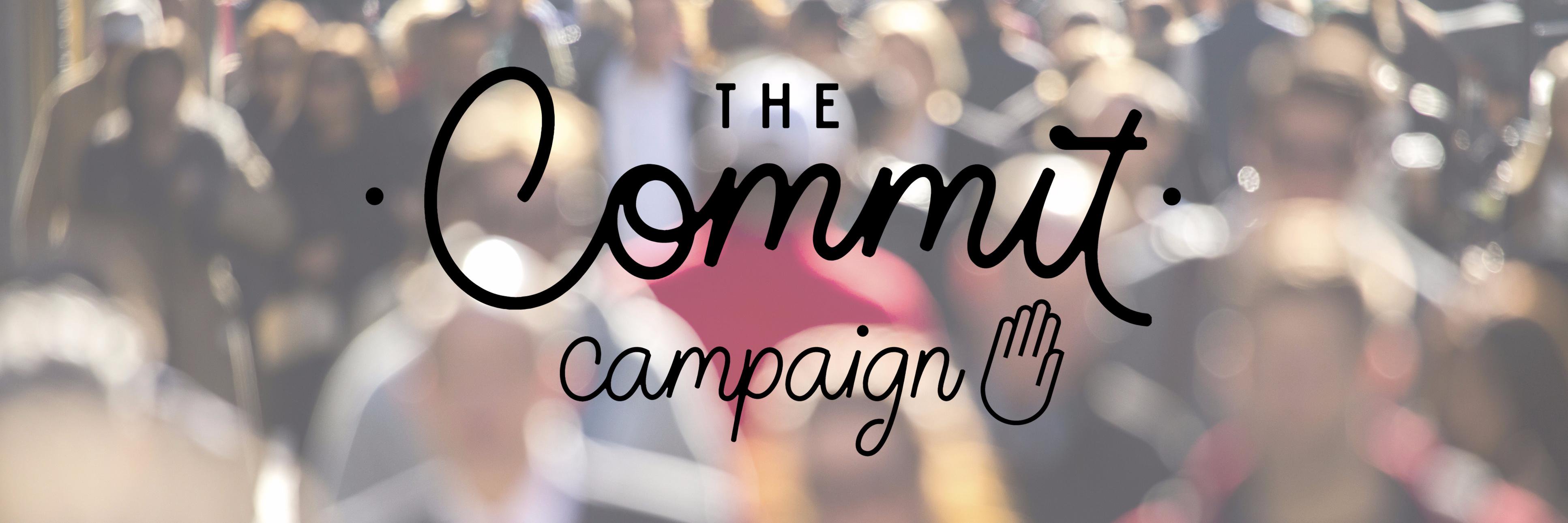 The Commit Campaign banner