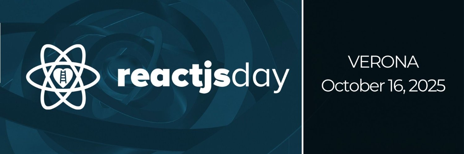 reactjsday | October 16, 2025 | Verona banner