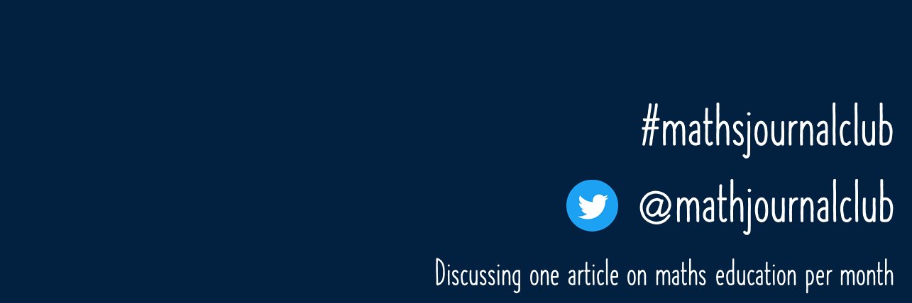 mathjournalclub's profile banner image