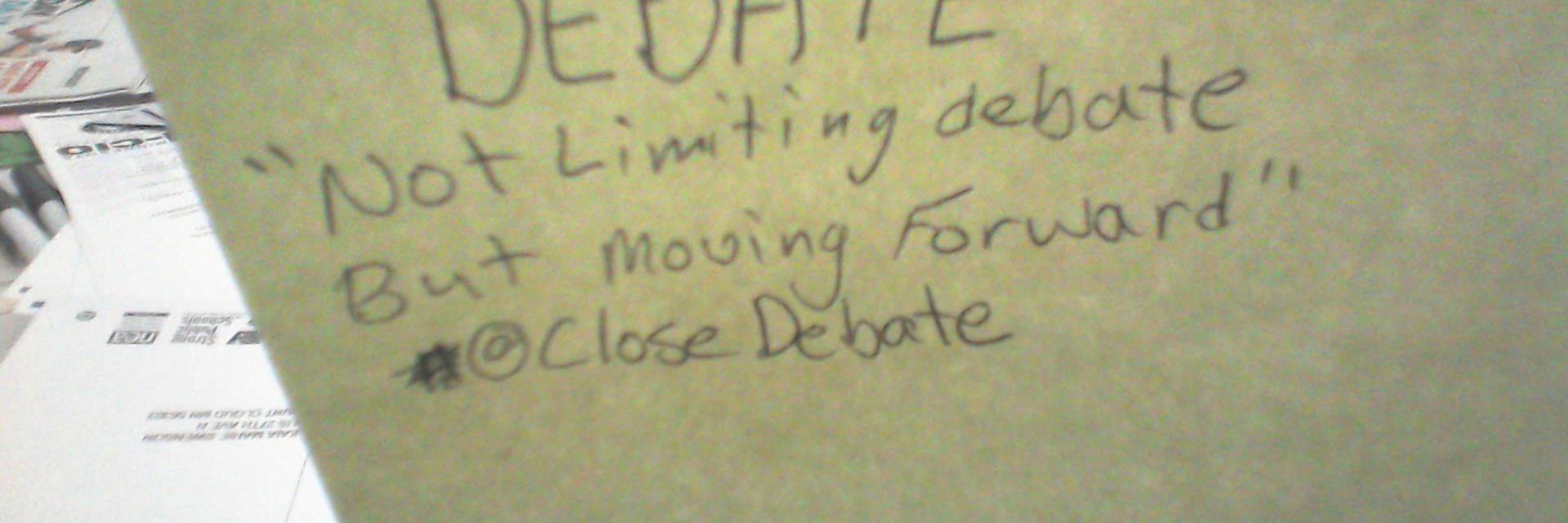 CloseDebate's profile banner image