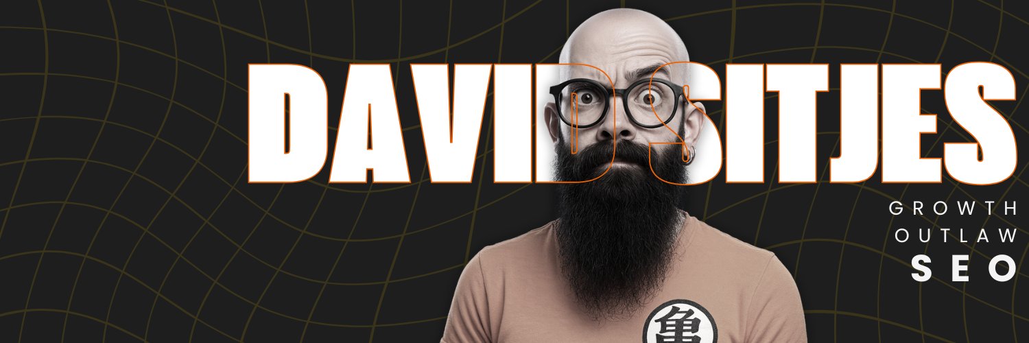 David Sitjes 🏴‍☠️ SEO Growth Outlaw banner