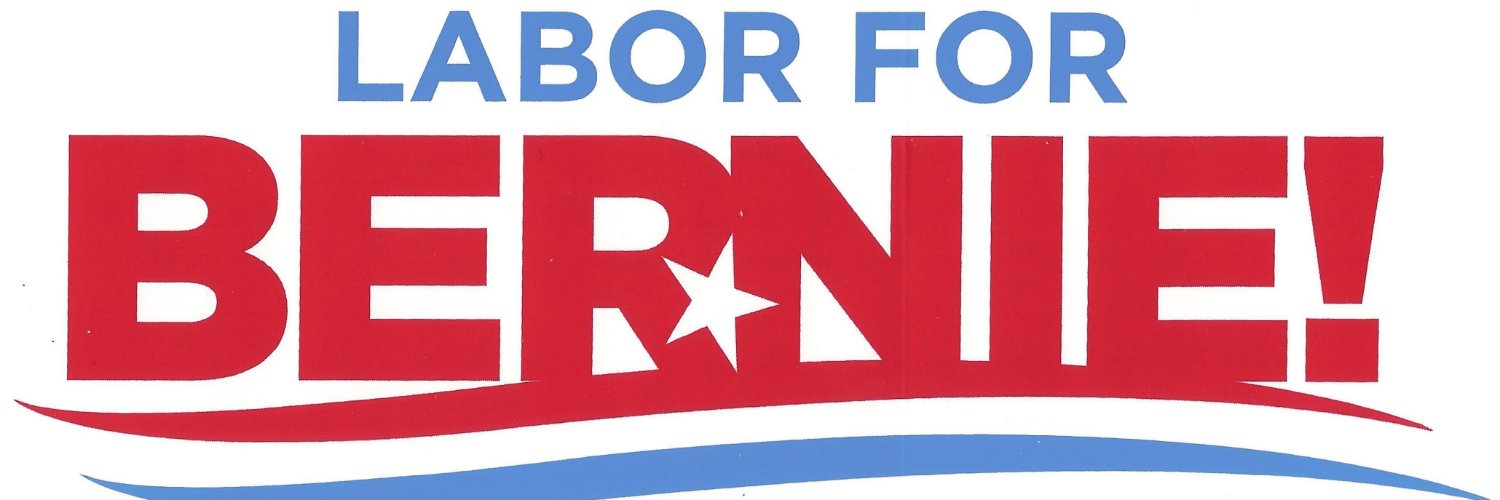 Labor for Bernie banner