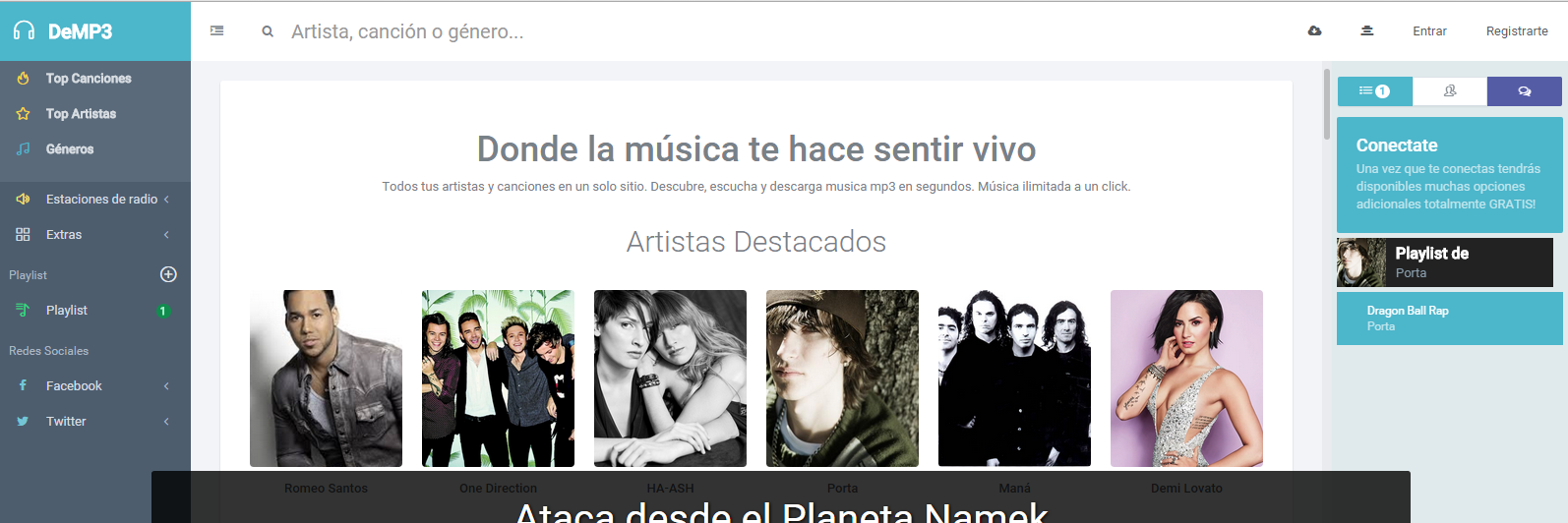 DeMP3net's profile banner image