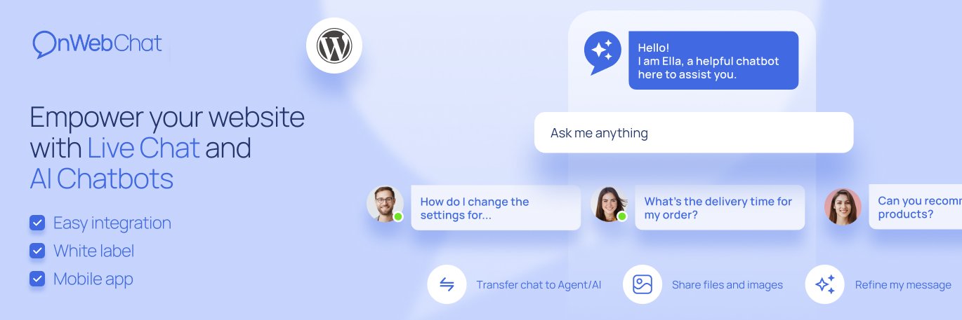 onWebChat's profile banner image