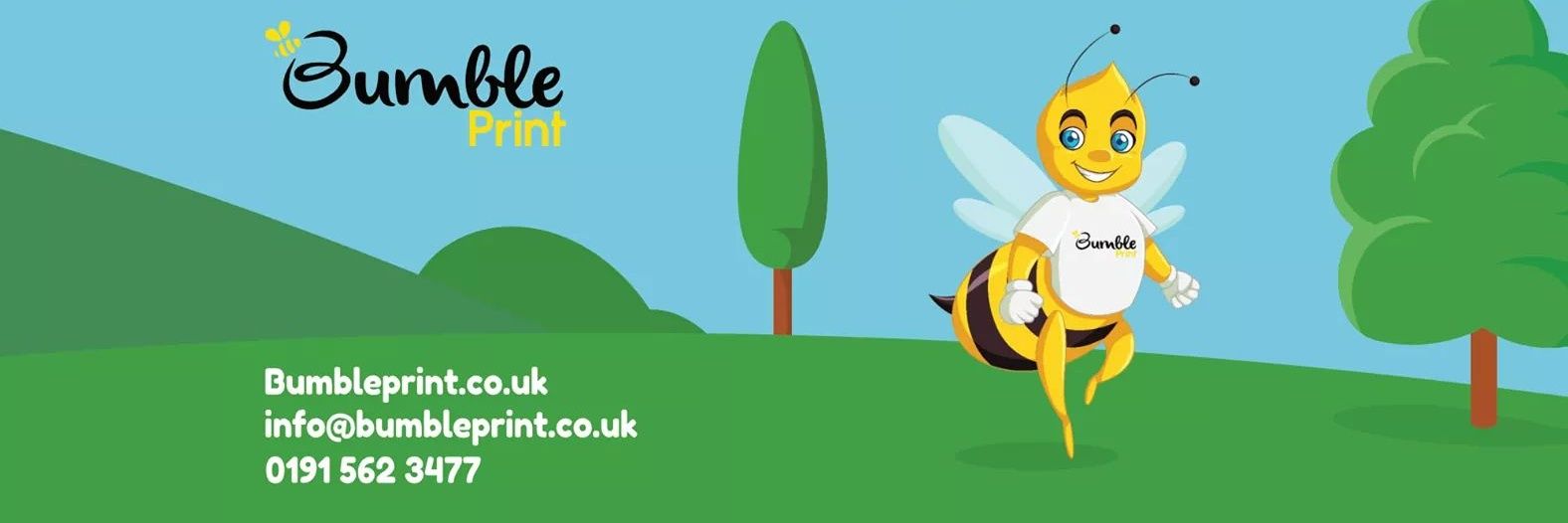 Bumble Print banner