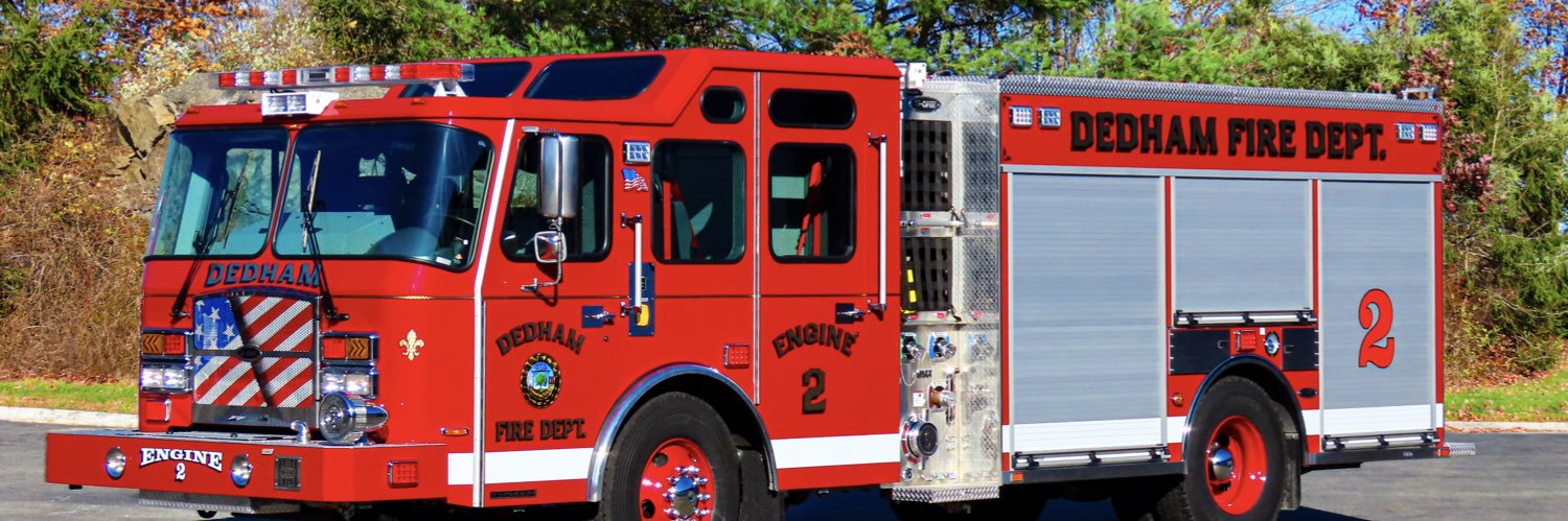Dedham Fire Dept. banner