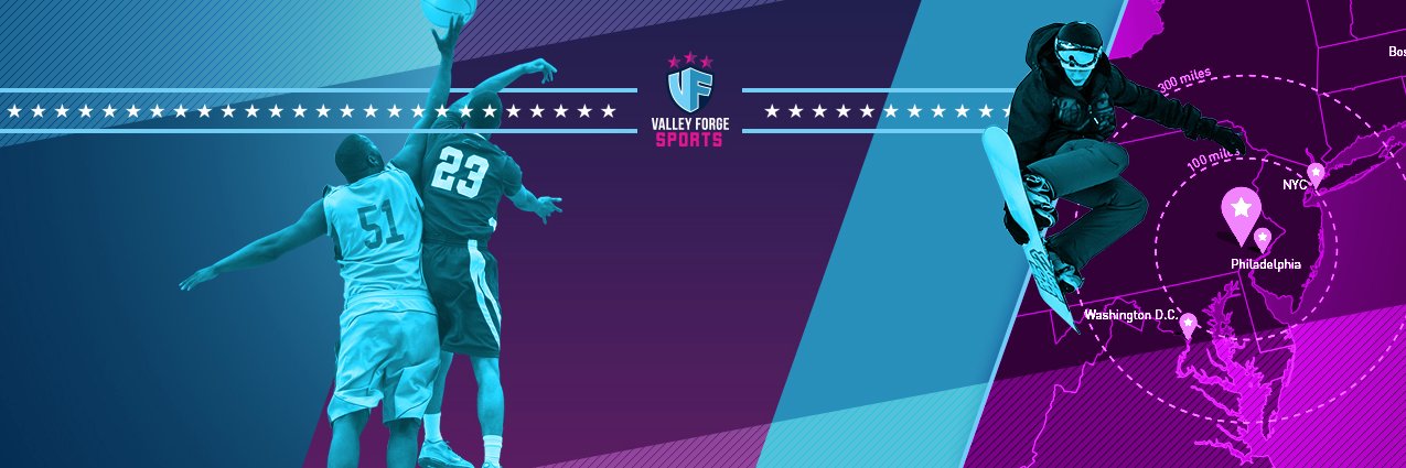Valley Forge Sports banner