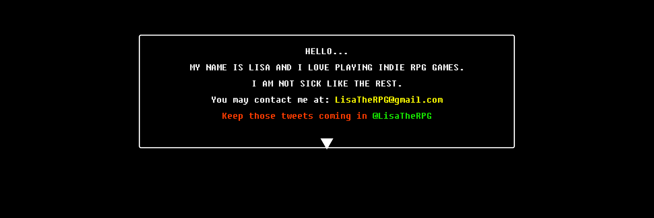 LisaTheRPG banner