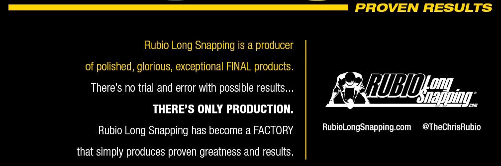 Rubio Long Snapping®'s banner
