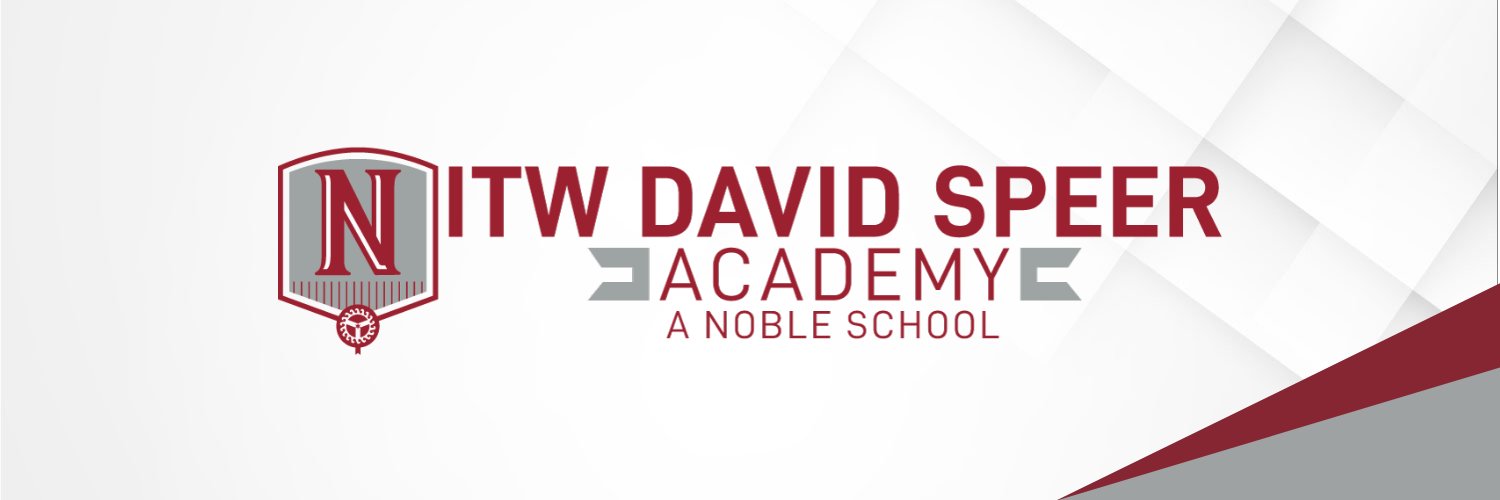 ITW David Speer Academy, A Noble School banner