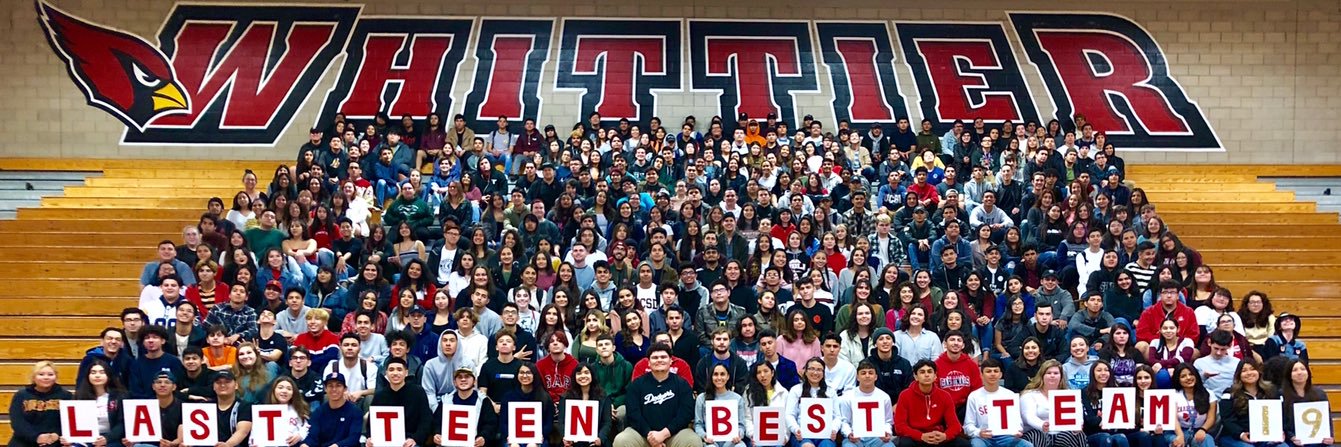 Whittier High School banner