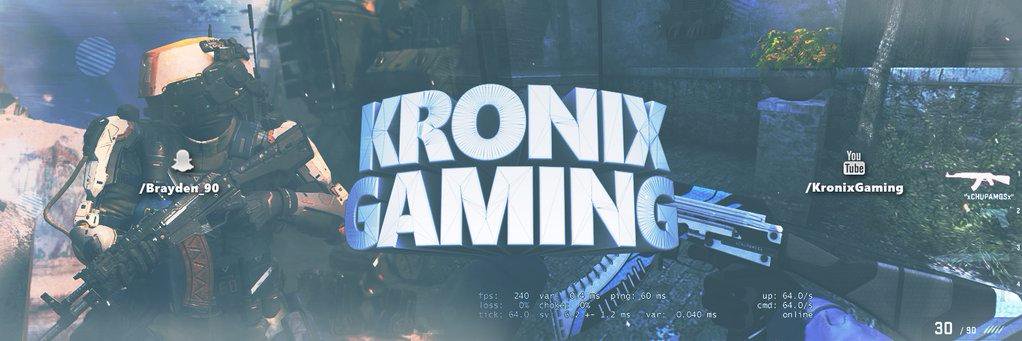 Kronix Gaming banner