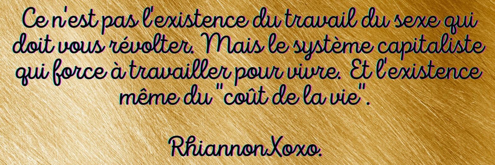 Rednote, Secrétaire du Cul banner