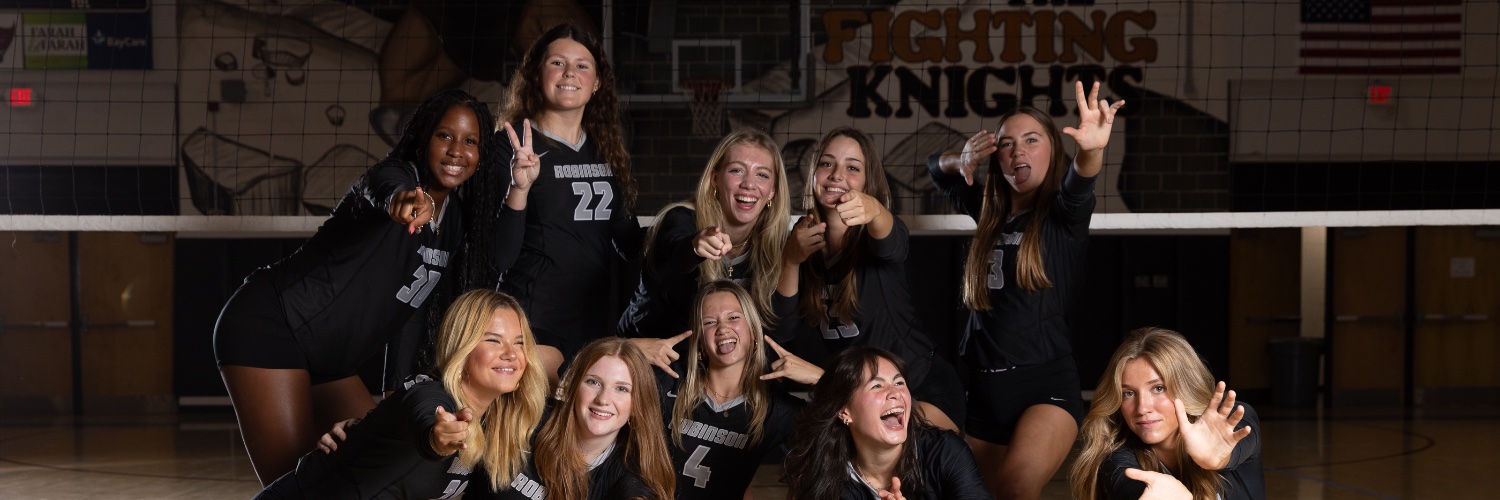 Robinson Volleyball banner