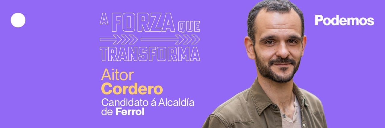 Podemos Ferrol banner