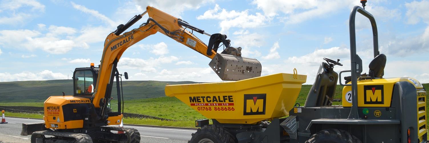 Metcalfe Plant Hire banner