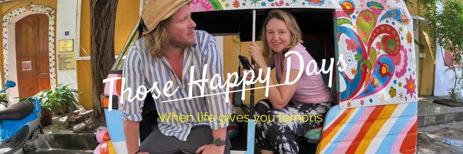 Those Happy Days banner