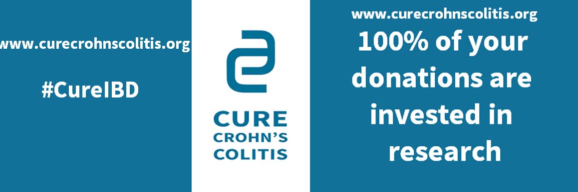 Cure Crohn's Colitis - Funding IBD research banner
