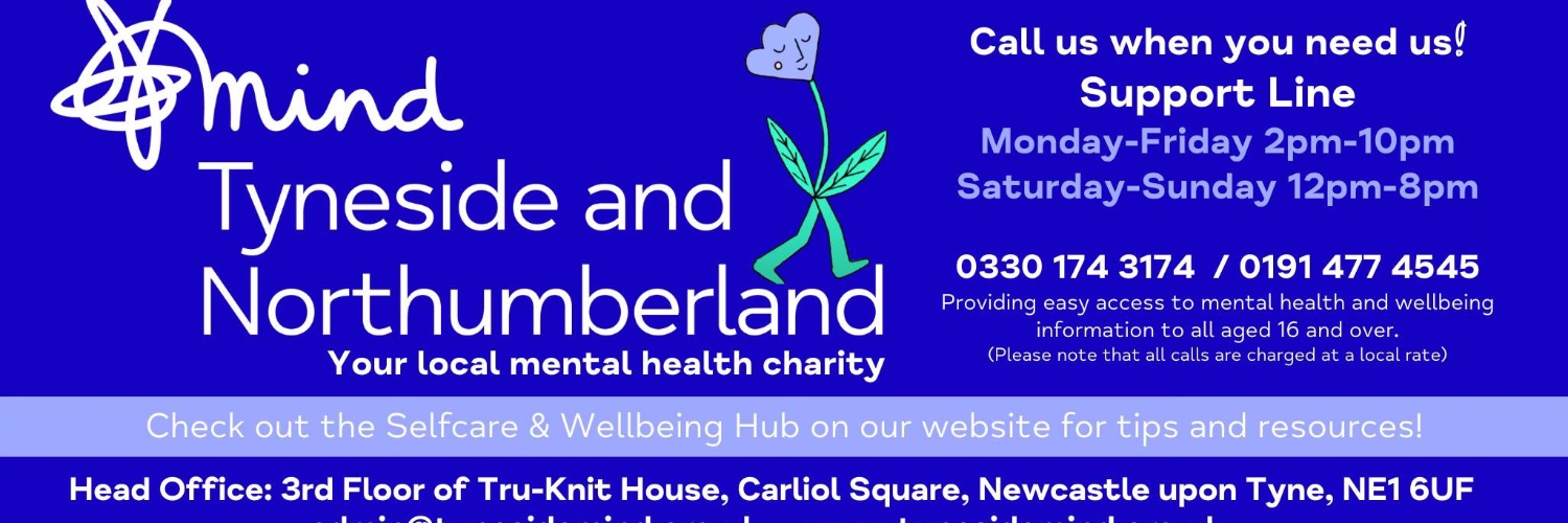 Tyneside and Northumberland Mind's banner
