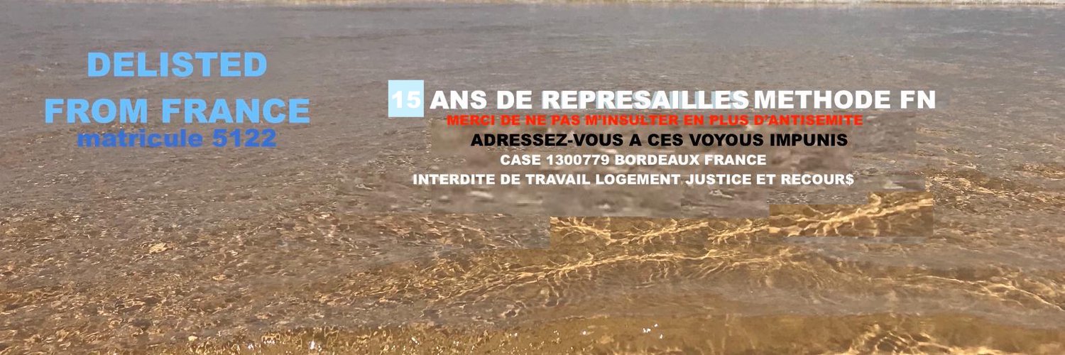 Fanchon Fourguerolle Matricule n°5122 APATRIDE banner