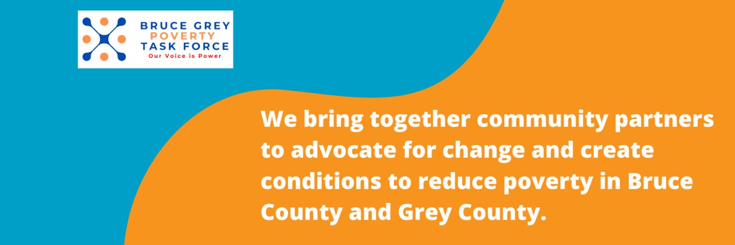 Bruce Grey Poverty Task Force banner